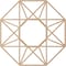 Ekena Millwork Guardian Wood Fretwork Pierced Ceiling Medallion, Alder, 28"OD x 10 7/8"ID x 3/8"T CMWP28X28X0375GDAL - alternate 3